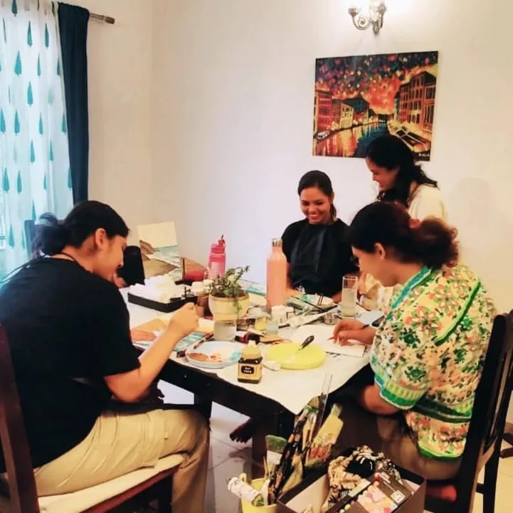 Coastal Painting Workshop: group session